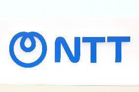NTT signage and logo